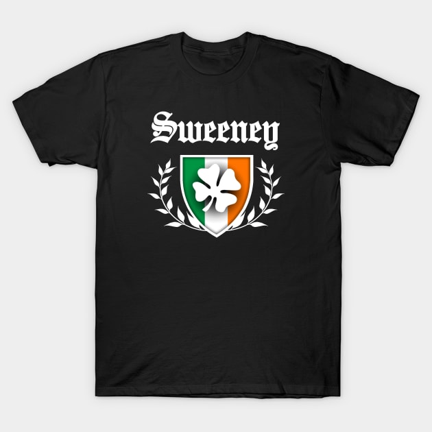 Sweeney Shamrock Crest T-Shirt by robotface